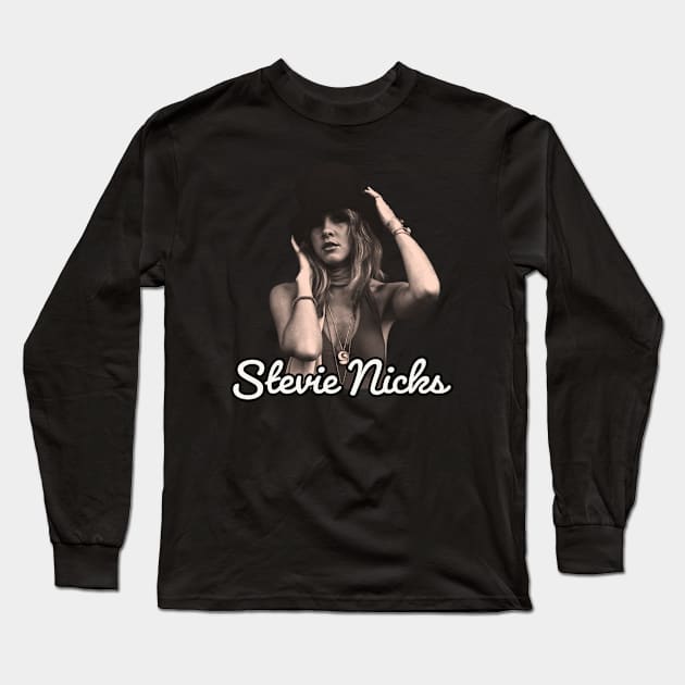 Stevie Nicks / 1948 Long Sleeve T-Shirt by Nakscil